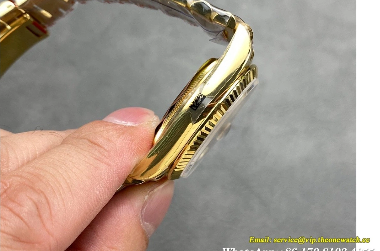 Weight) Stk YG Gold 128238 VR3255(Gain QF DayDate V3 YG 36mm 0513
